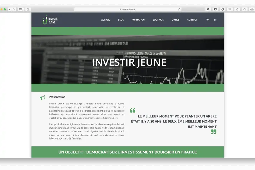 investirjeune portfolio bldwebagency agence web